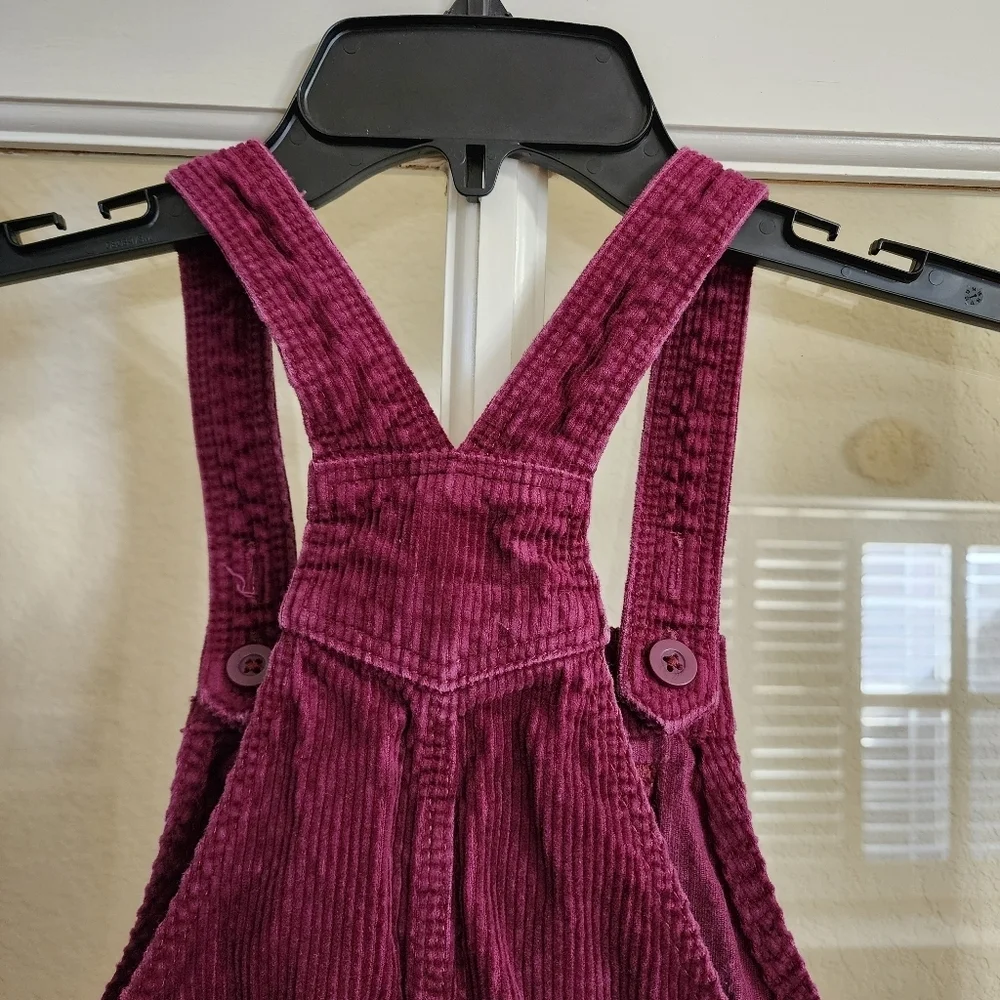 Baby GAP Toddler Girl 4Y Corduroy Skirtall Overall Skirt Huckleberry Fall ’22